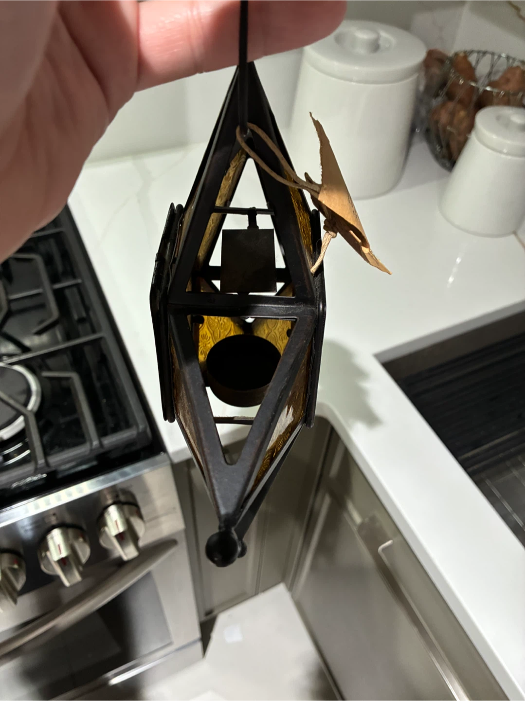 Pier 1 Imports Star-Shaped Hanging Tealight Lantern - photo 4