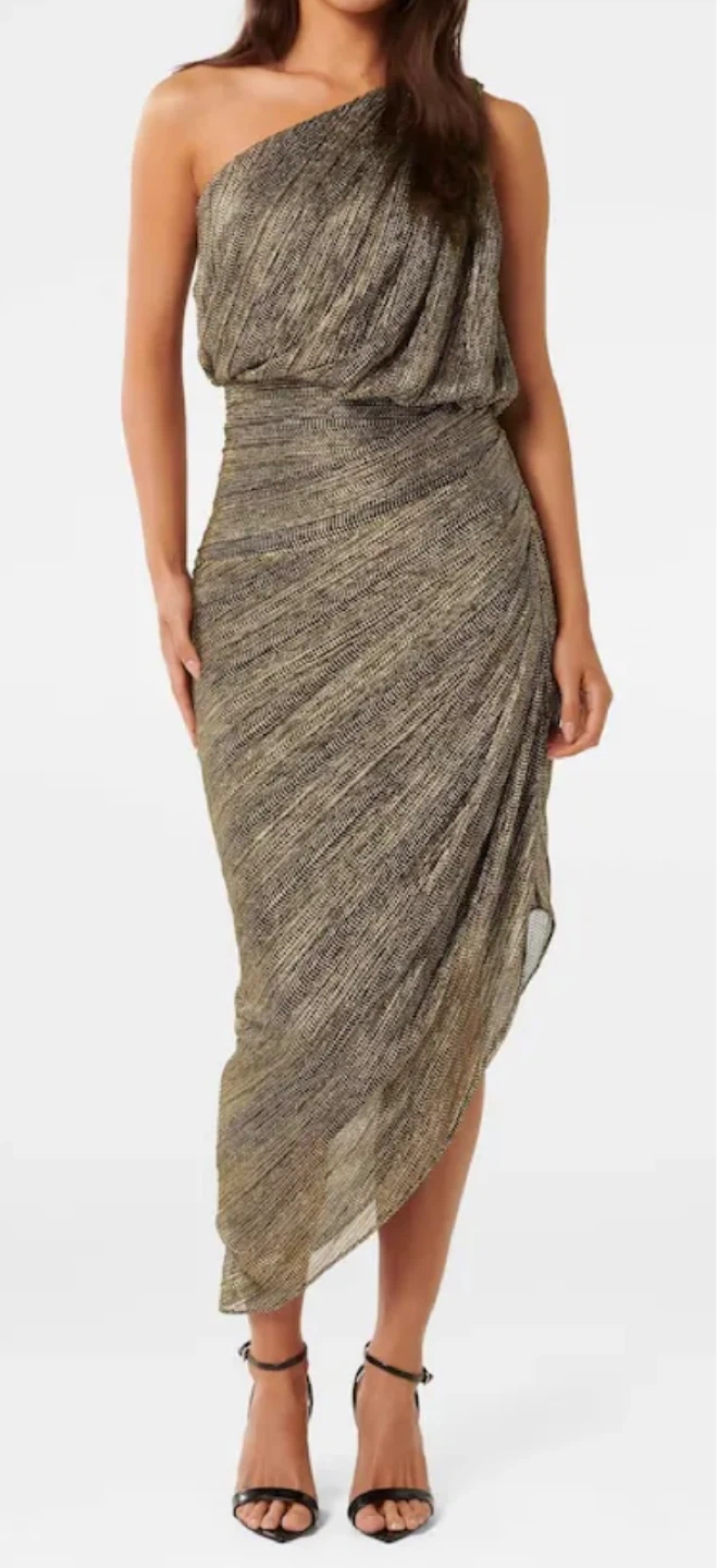 Ever New Cassidy One-Shoulder Dress - Size 2