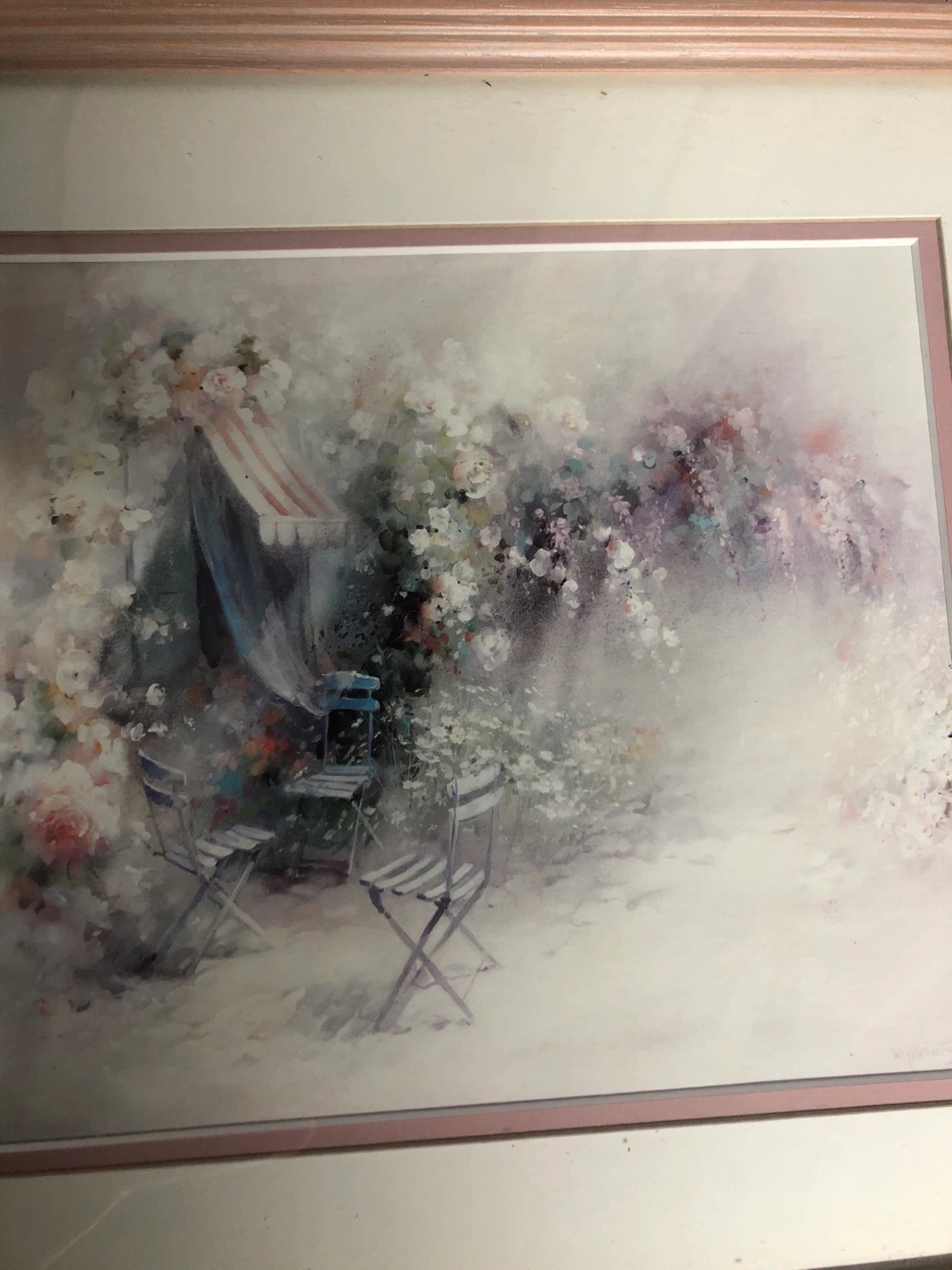 Framed Garden Scene Print - photo 2