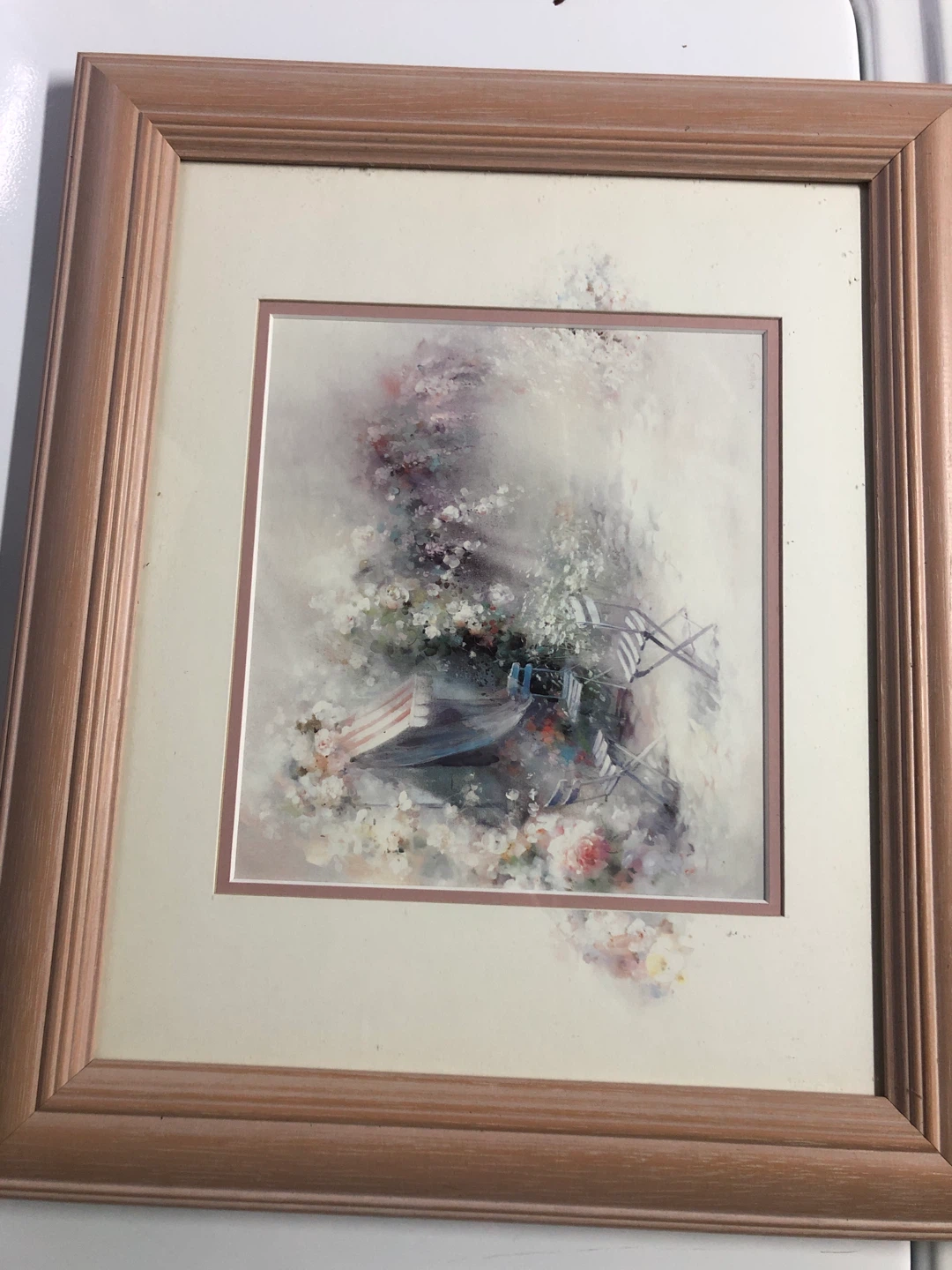 Framed Garden Scene Print - photo 3