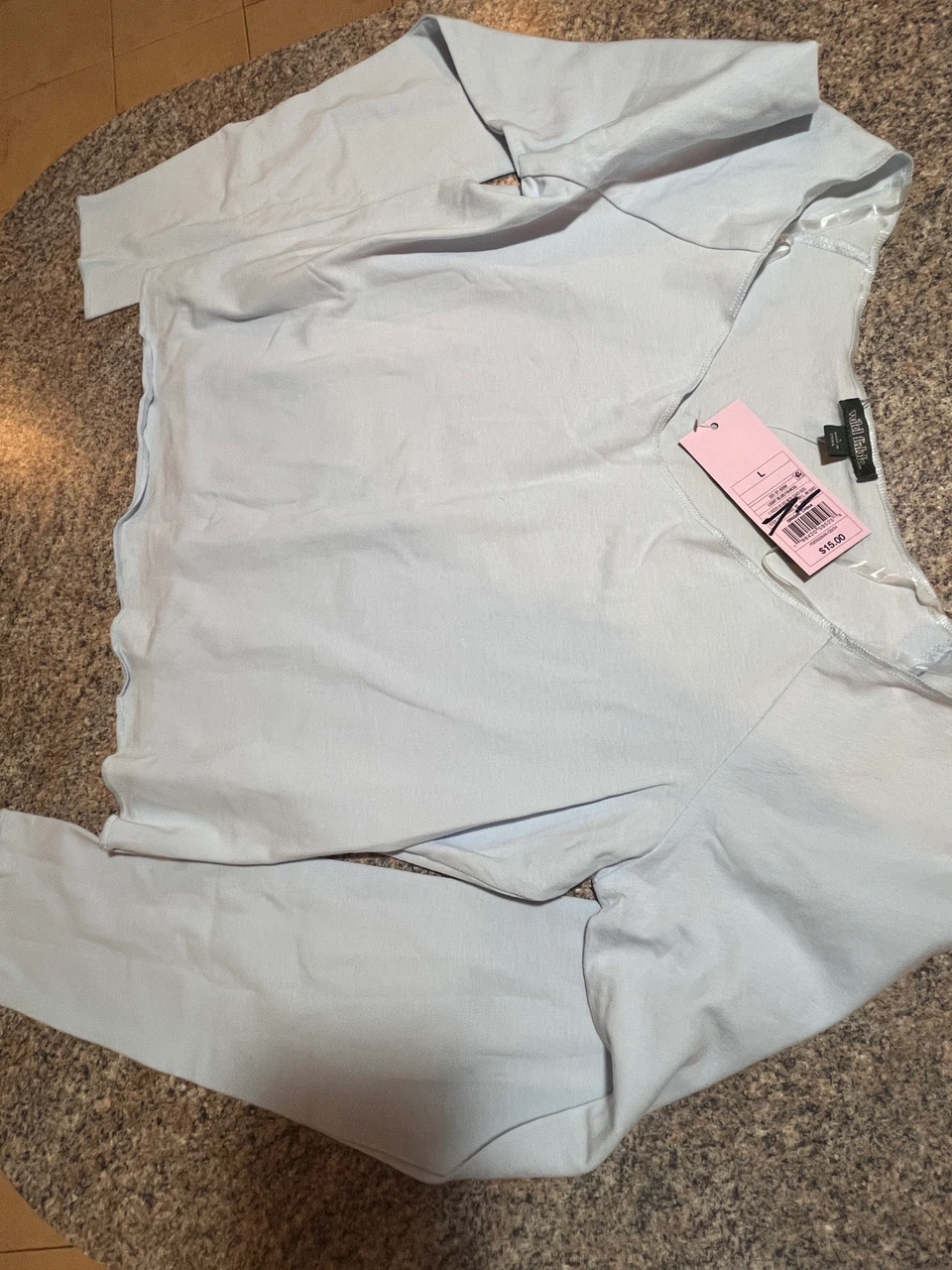 Wild Fable Light Blue Long Sleeve Top - photo 3