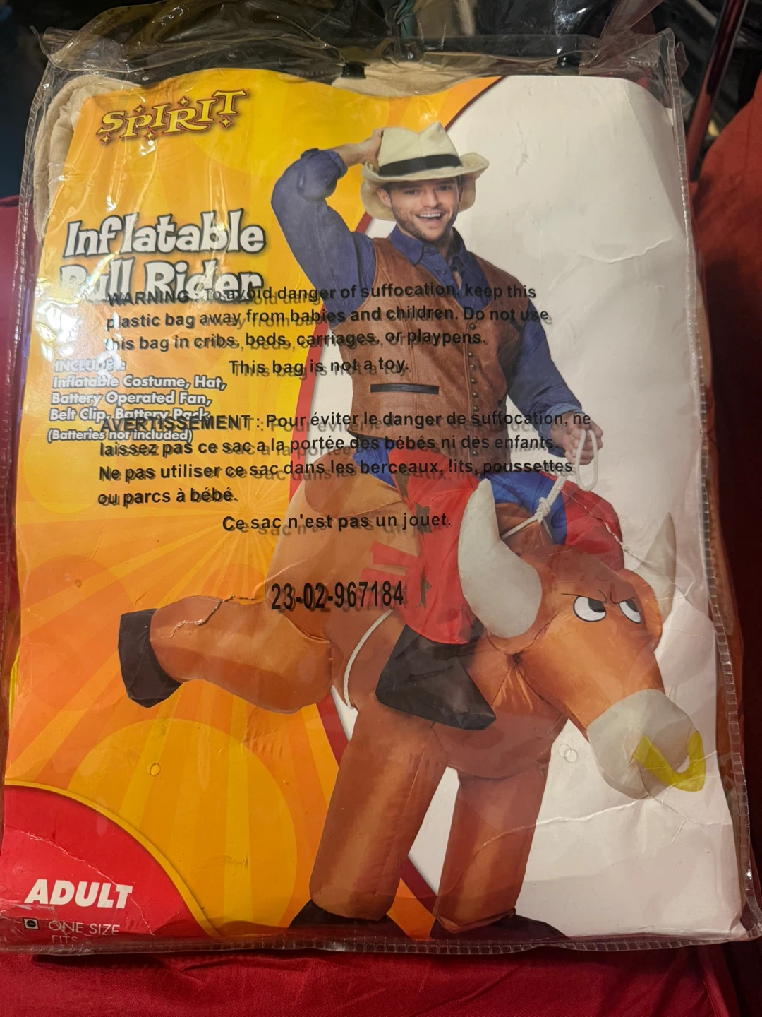 Spirit Halloween Inflatable Bull Rider Costume - photo 4