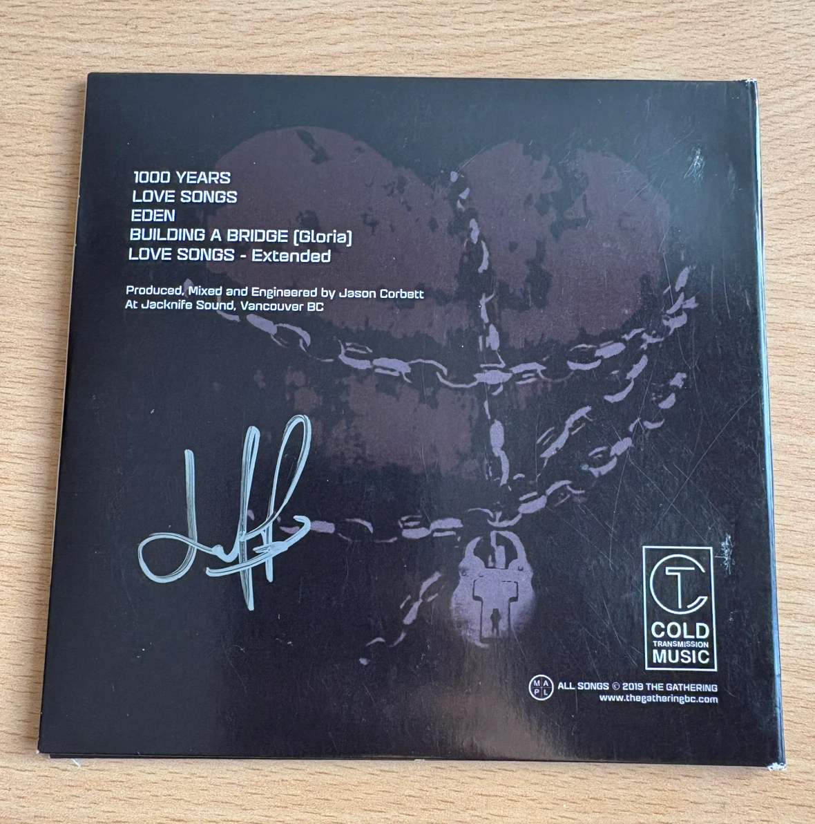 The Gathering Autographed CD Collection + Pins and Sticker - photo 3