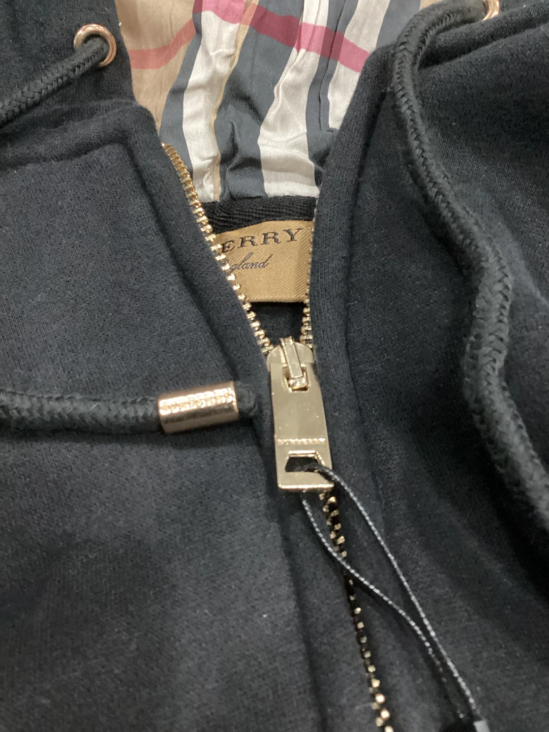 Burberry Black Zip-Up Hoodie - photo 3