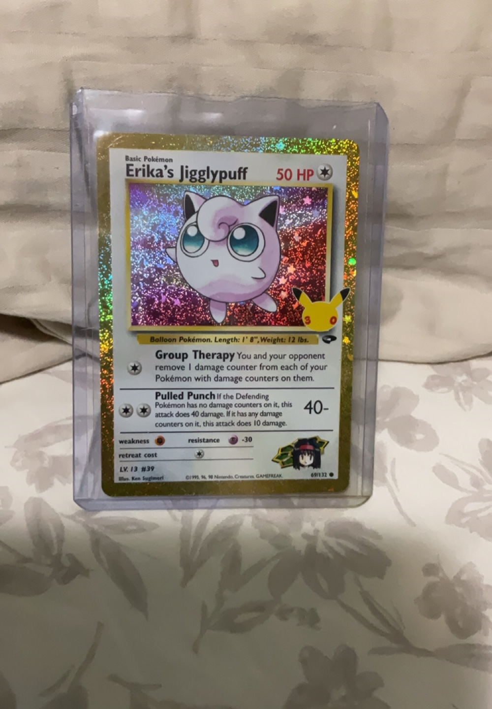 Erika's Jigglypuff Celebrations Holo Card
