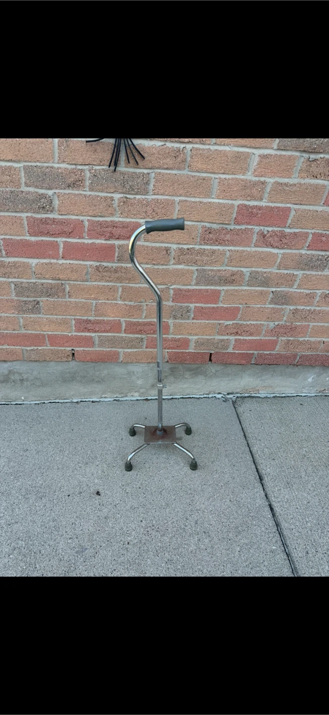 Lumex Walking Cane -  Quad Bottom