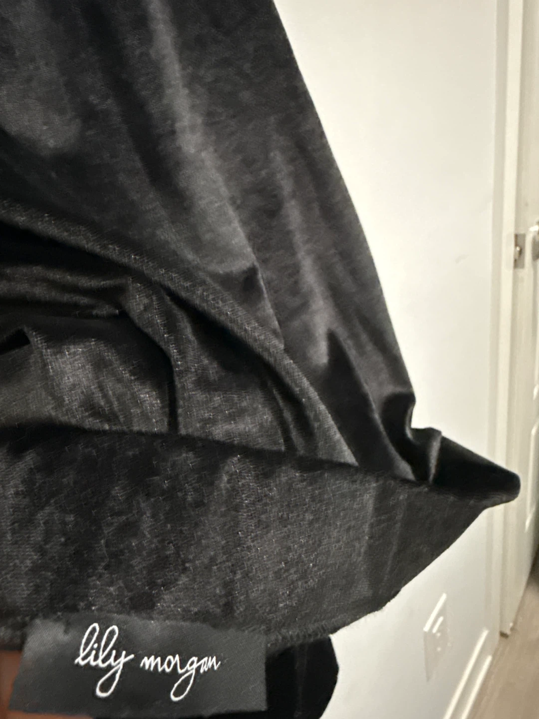 Lily Morgan black velvet joggers - photo 2