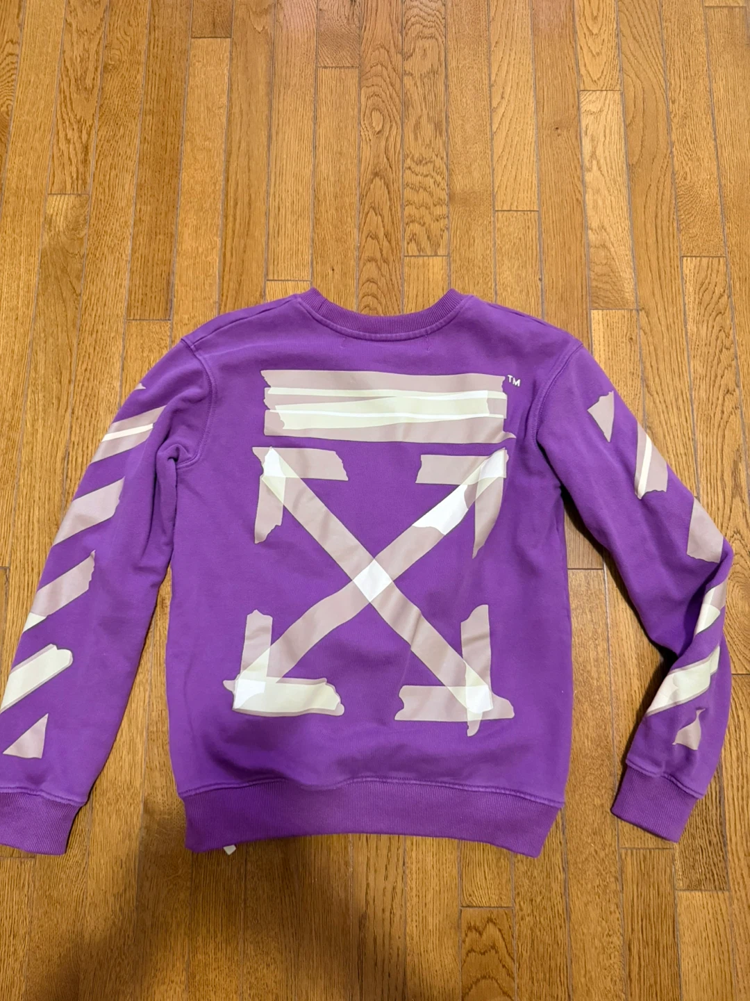 Off-White Purple Sweatshirt - photo 2