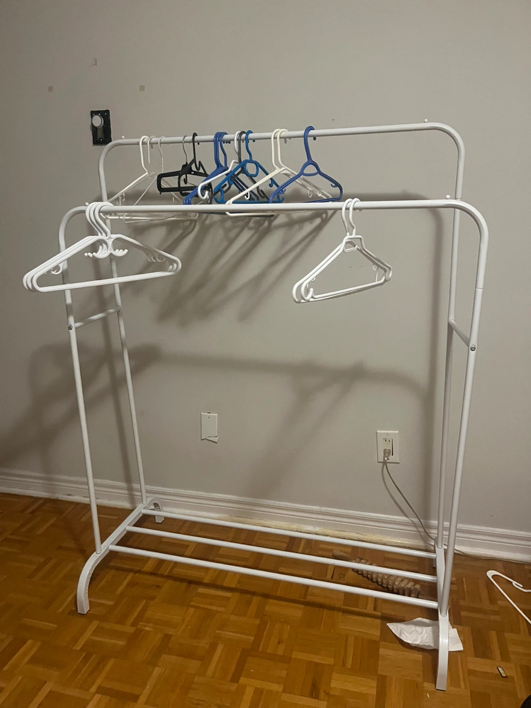 Double Rail Metal Garment Rack