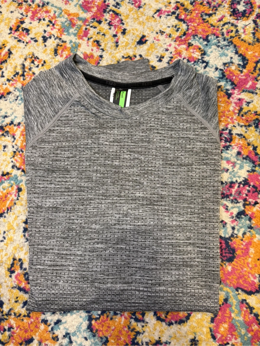 FWD Push Athletic Long Sleeve Shirt Grey