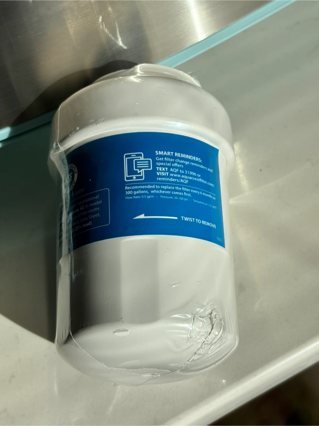 NEW AquaCrest AQF-MWF Water Filter - photo 4
