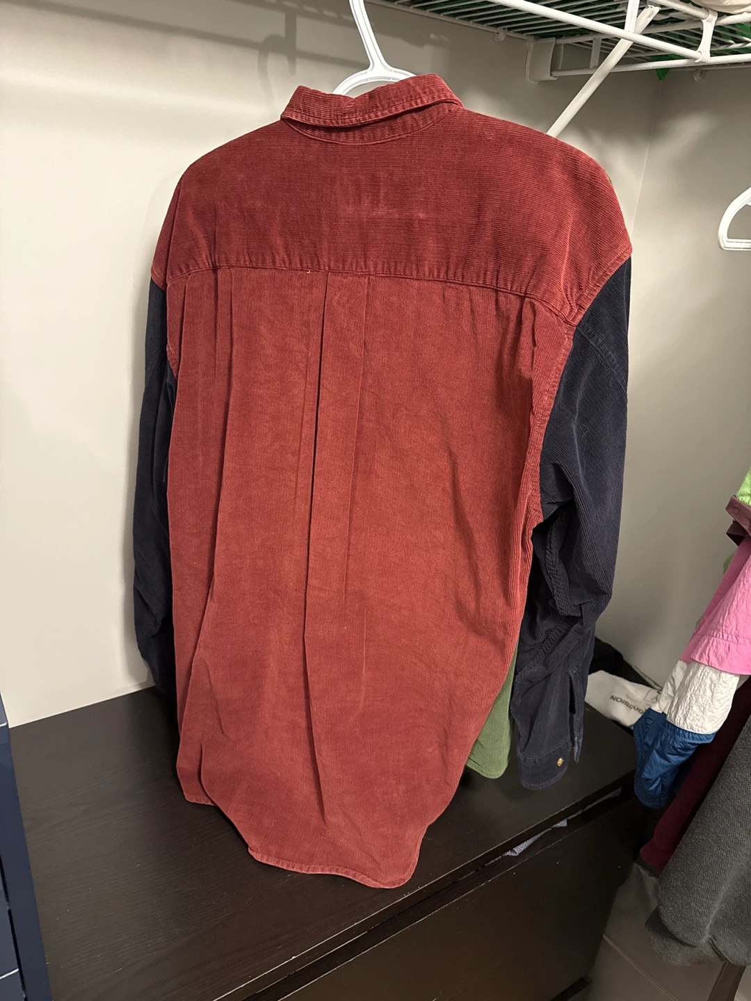 Eddie Bauer Men's Colour-Block Corduroy Shirt - photo 2