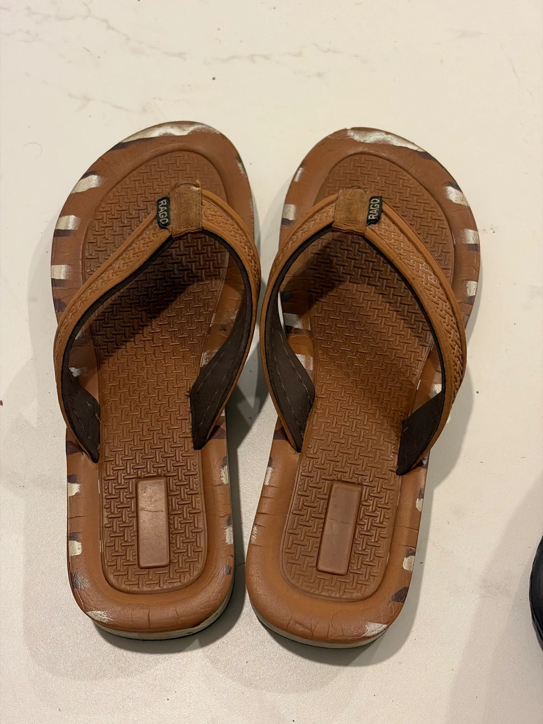 Rago Brown Flip Flops