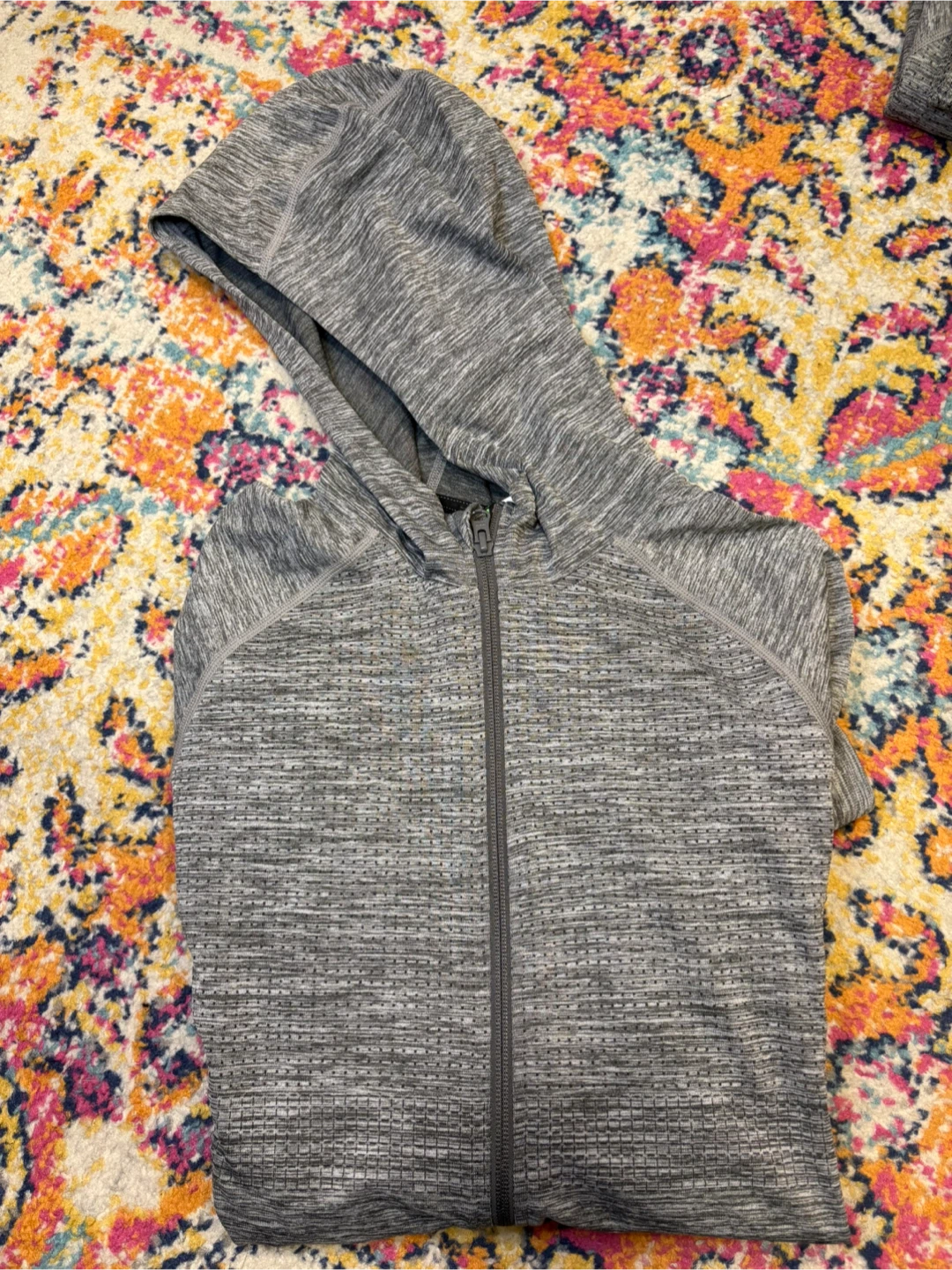 FWD Push Grey Zip-Up Hoodie