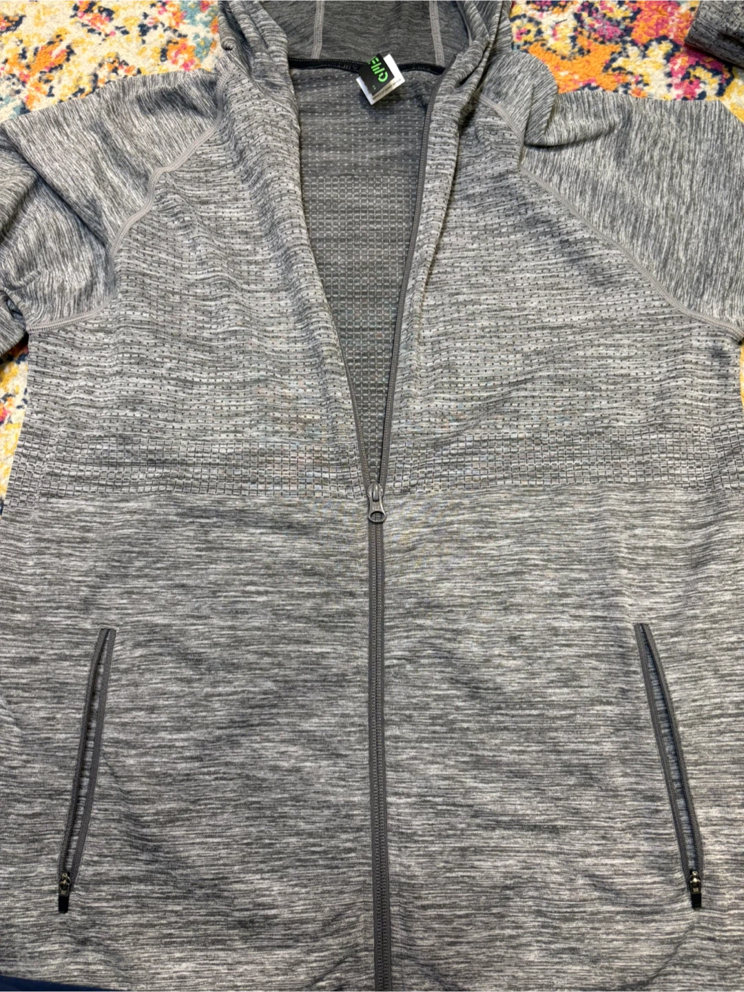 FWD Push Grey Zip-Up Hoodie - photo 4