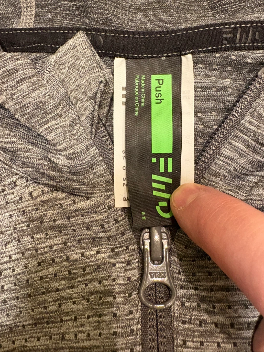 FWD Push Grey Zip-Up Hoodie - photo 5