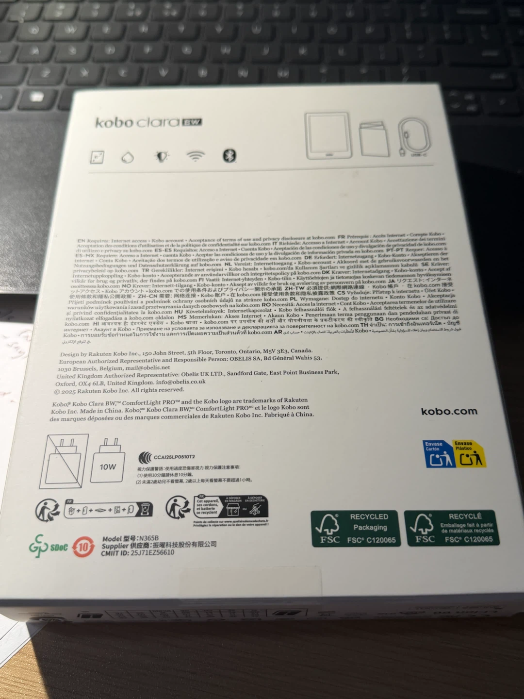 Kobo Clara BW E-Reader (sealed) - photo 2