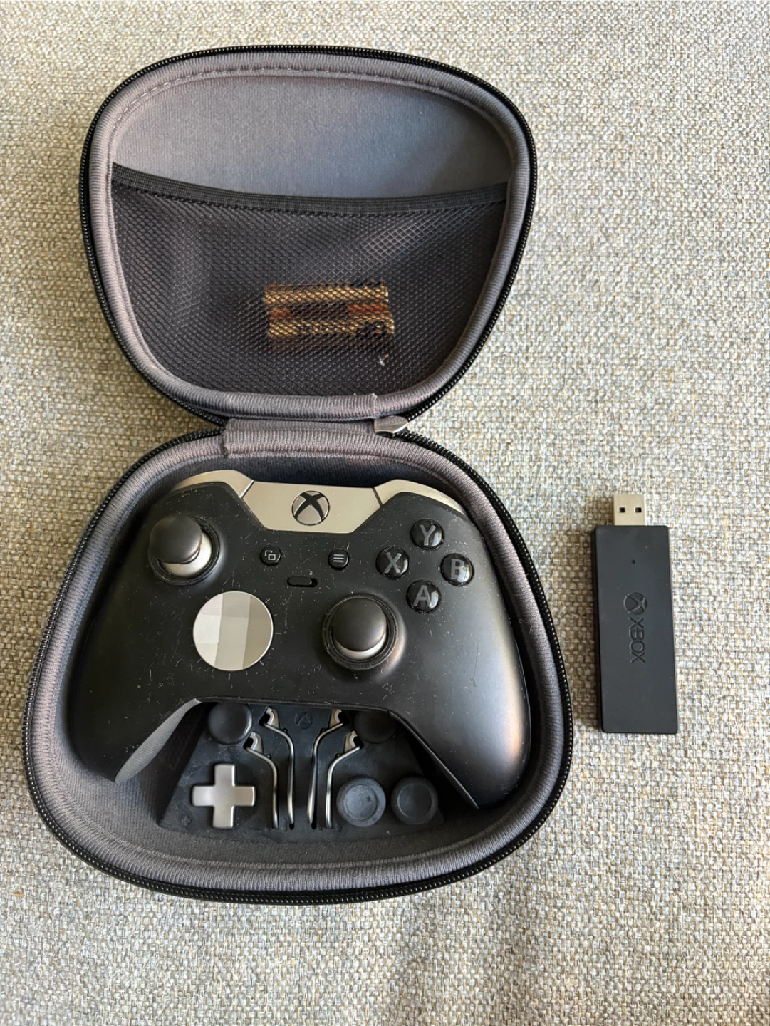 Xbox Elite Series 1 Controller and Brand New PC Wireless Adapter - photo 5