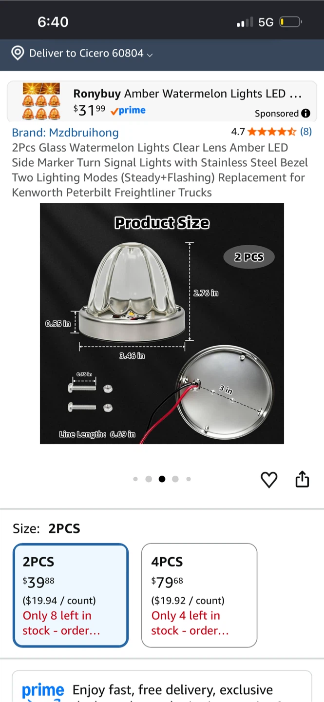 Mzdbruihong Watermelon LED Light Kit