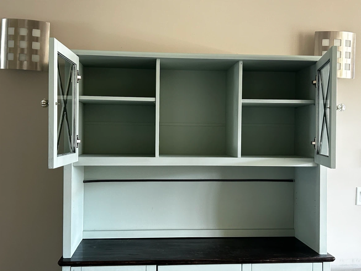 Robin’s Egg Blue Hutch with Drawers and Cupboards - photo 5