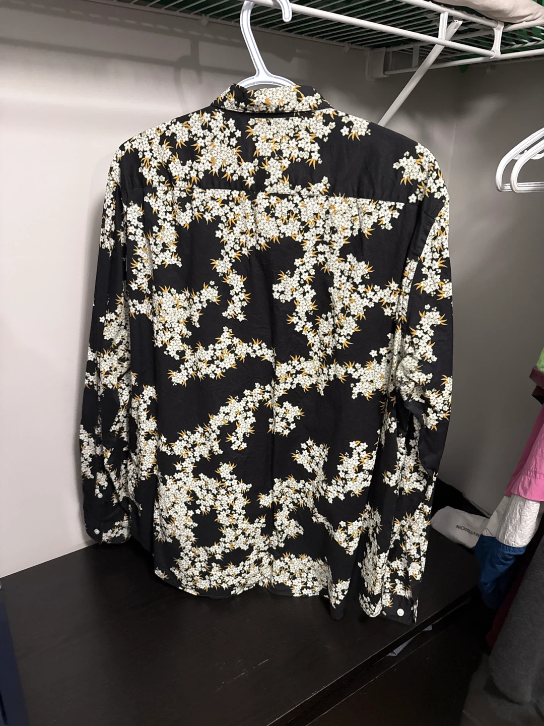 H&M Floral Regular Fit Long Sleeve Shirt - photo 2