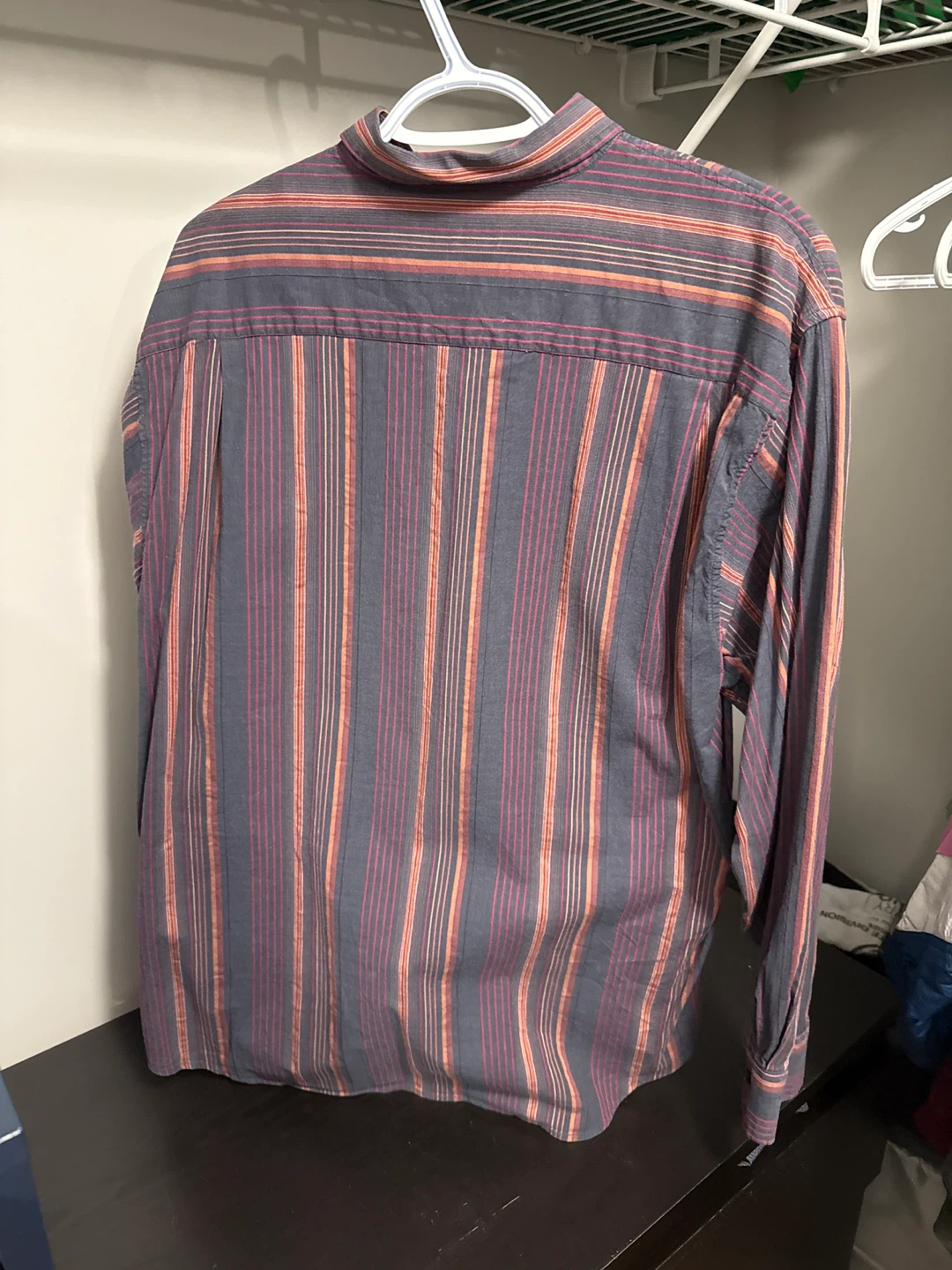 Vintage Retreat Striped Long Sleeve Button-Up Shirt - photo 2