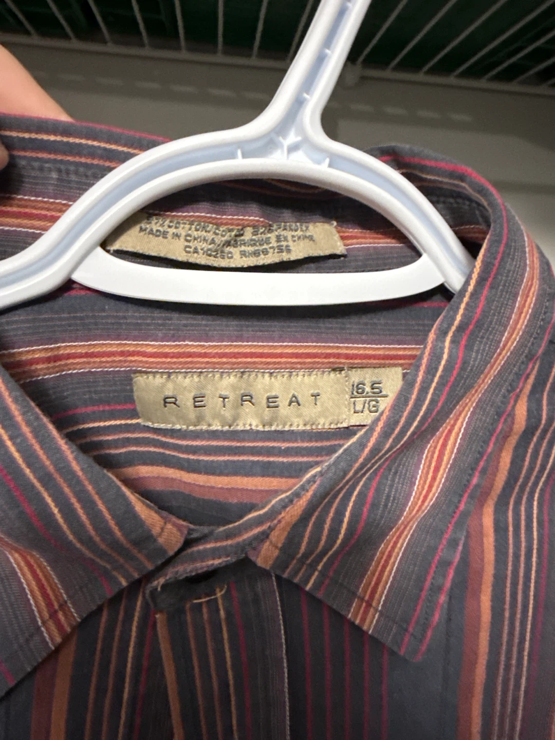 Vintage Retreat Striped Long Sleeve Button-Up Shirt - photo 3