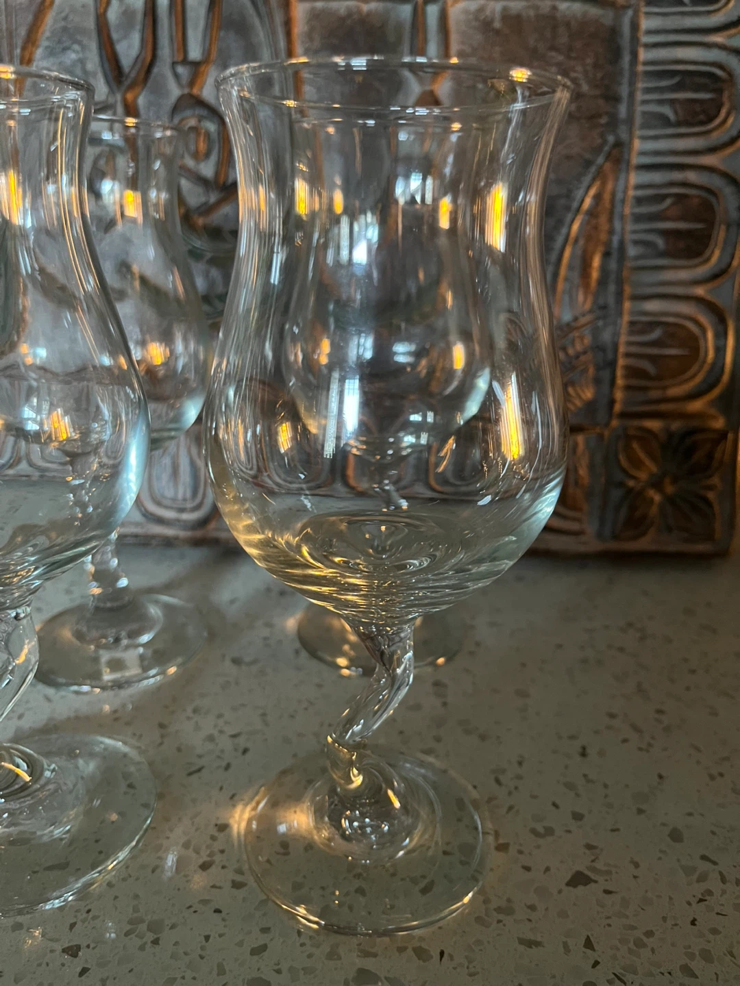 Set of 4 Spiral Stem Cocktail Glasses - photo 3