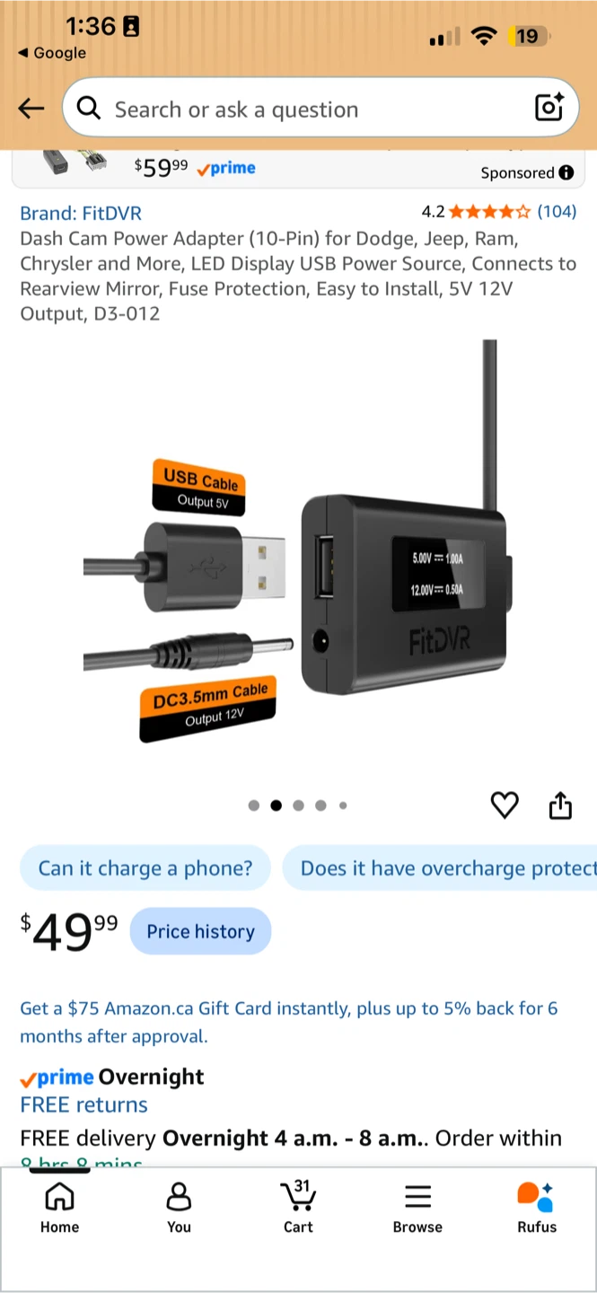 FIT DVR for dashcam - photo 3