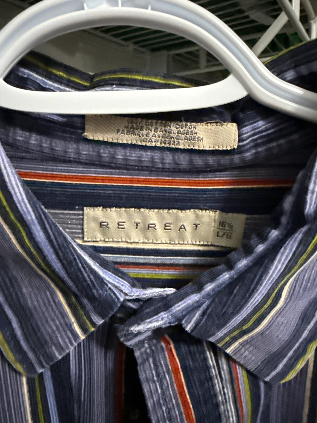Vintage Retreat striped long sleeve shirt - photo 3