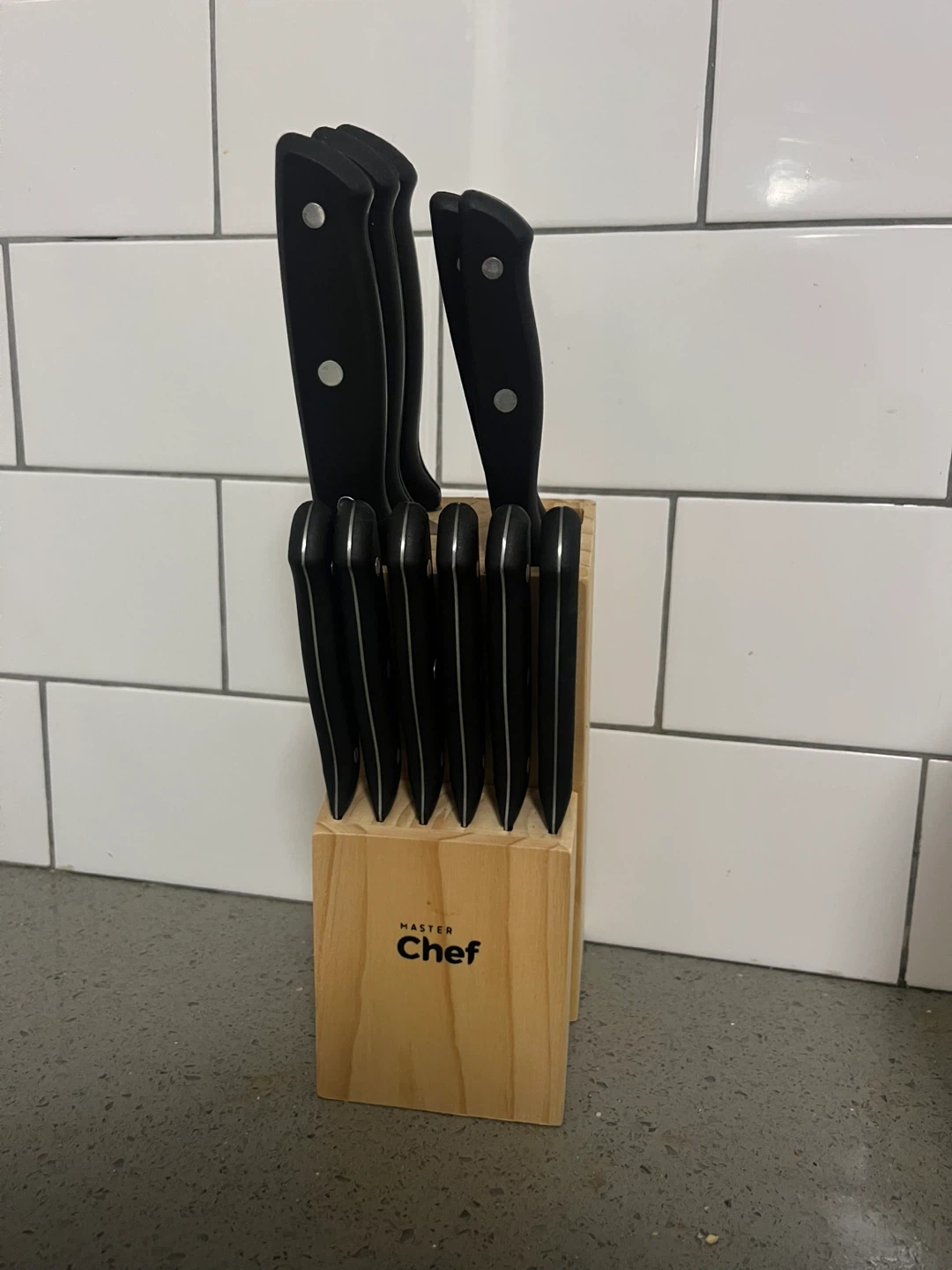 Master Chef Knife Block Set