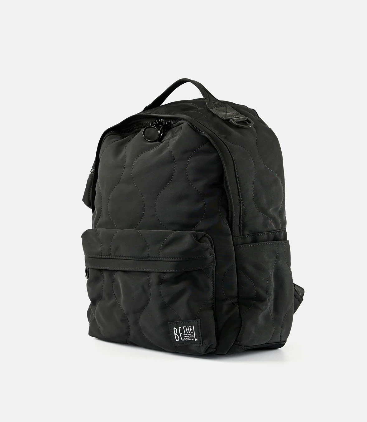 Bethel Black Quilted Backpack - photo 2