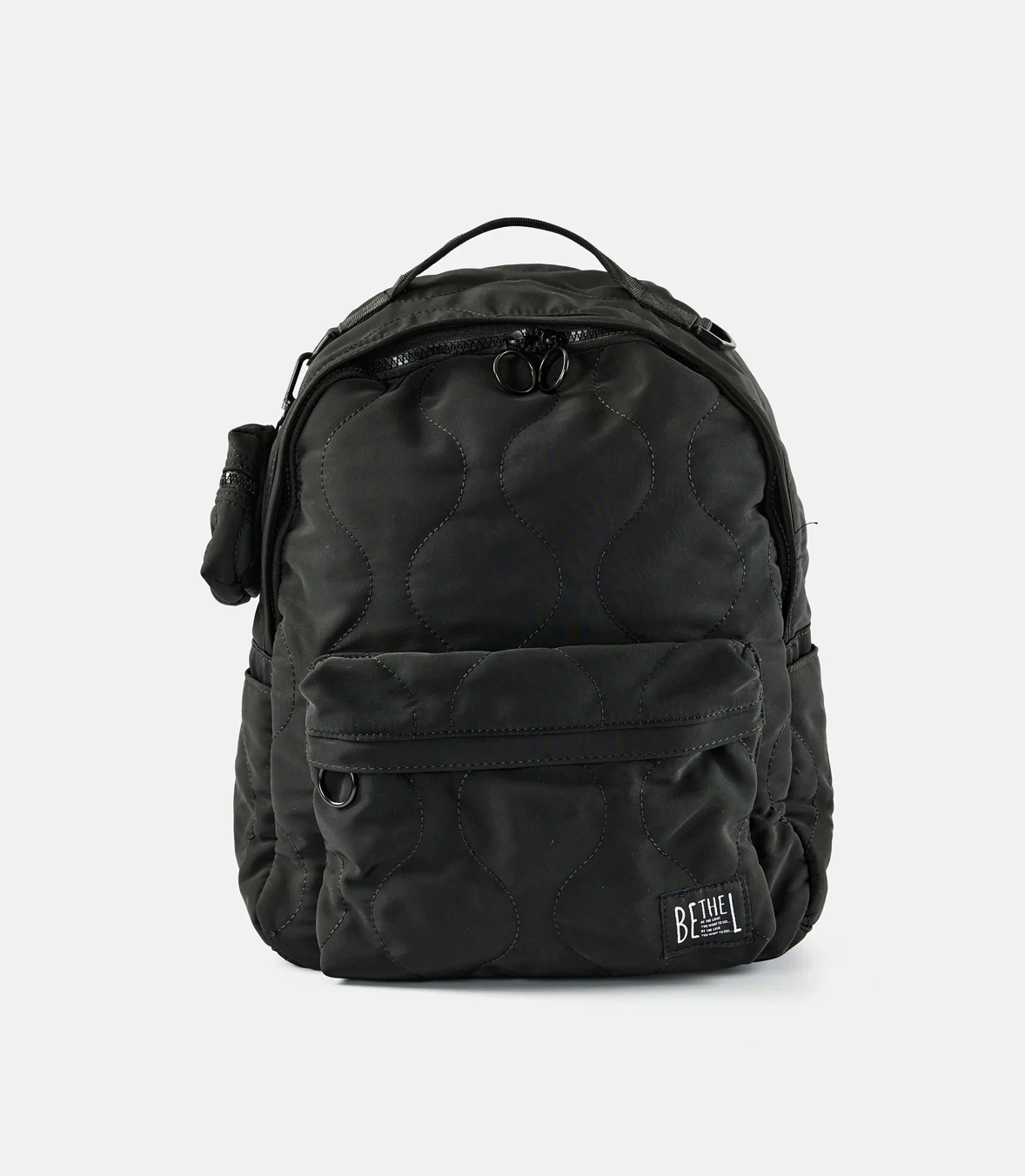 Bethel Black Quilted Backpack - photo 3