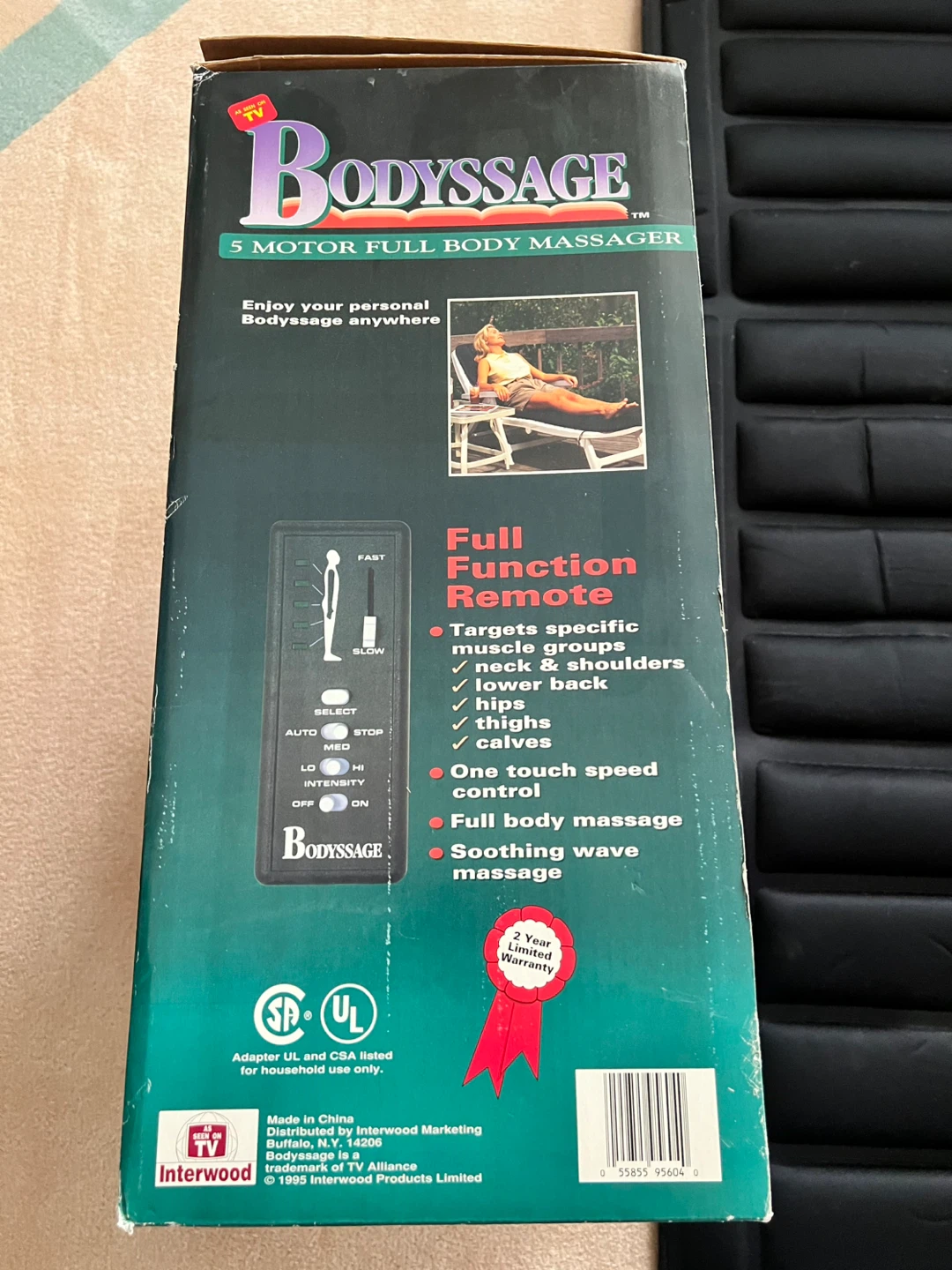 Bodyssage 5 Motor Full Body Massager - photo 3