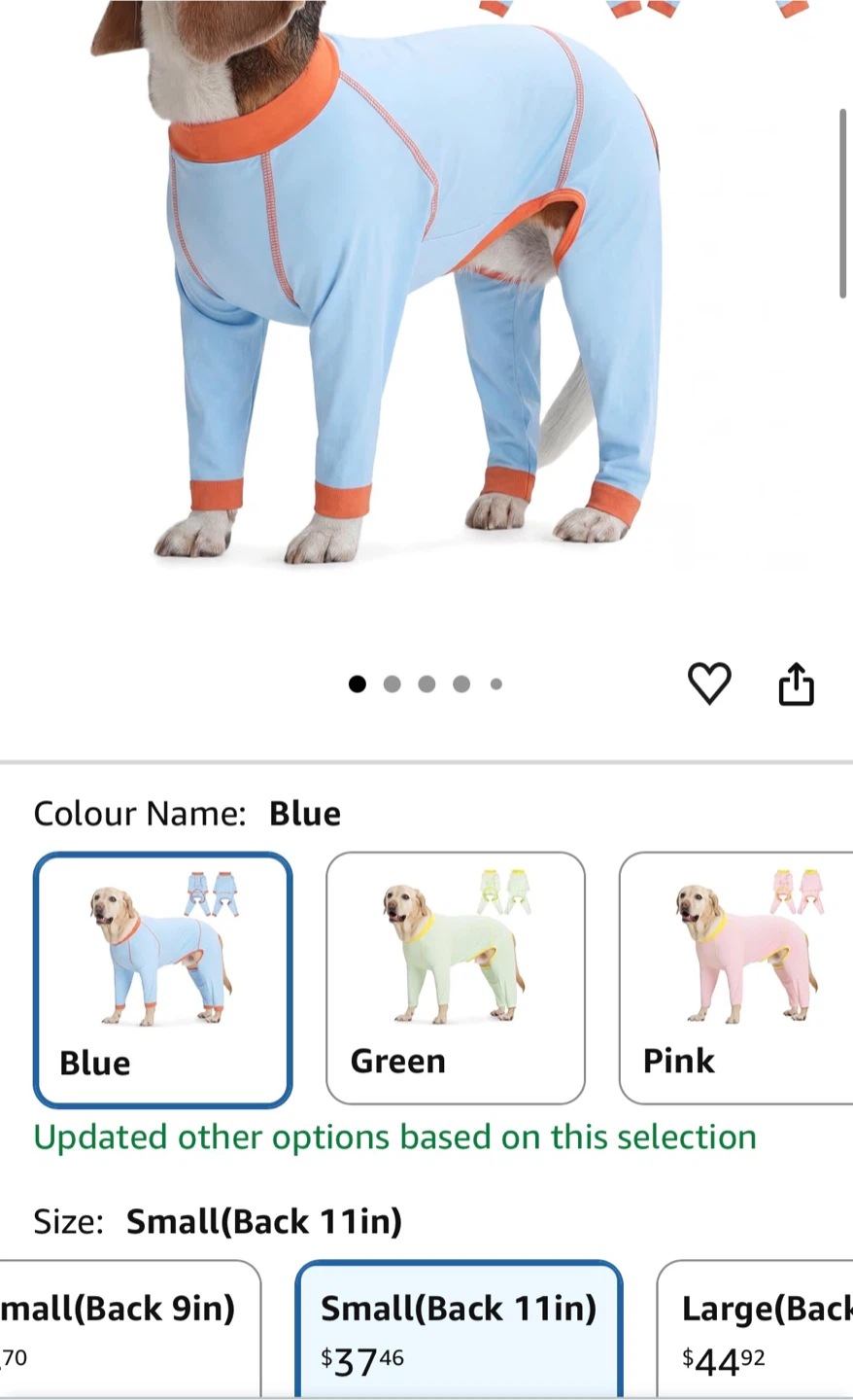 Dog Sun Protection Suit Small - photo 2
