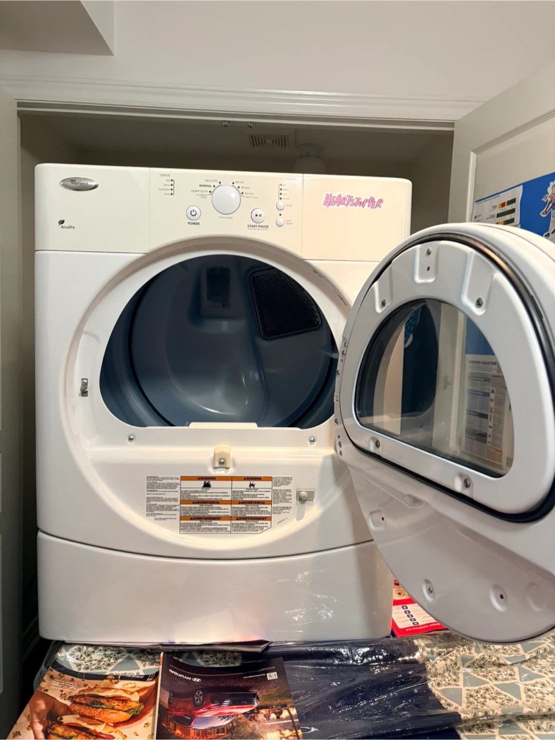 Whirlpool AccuDry Dryer and Washer