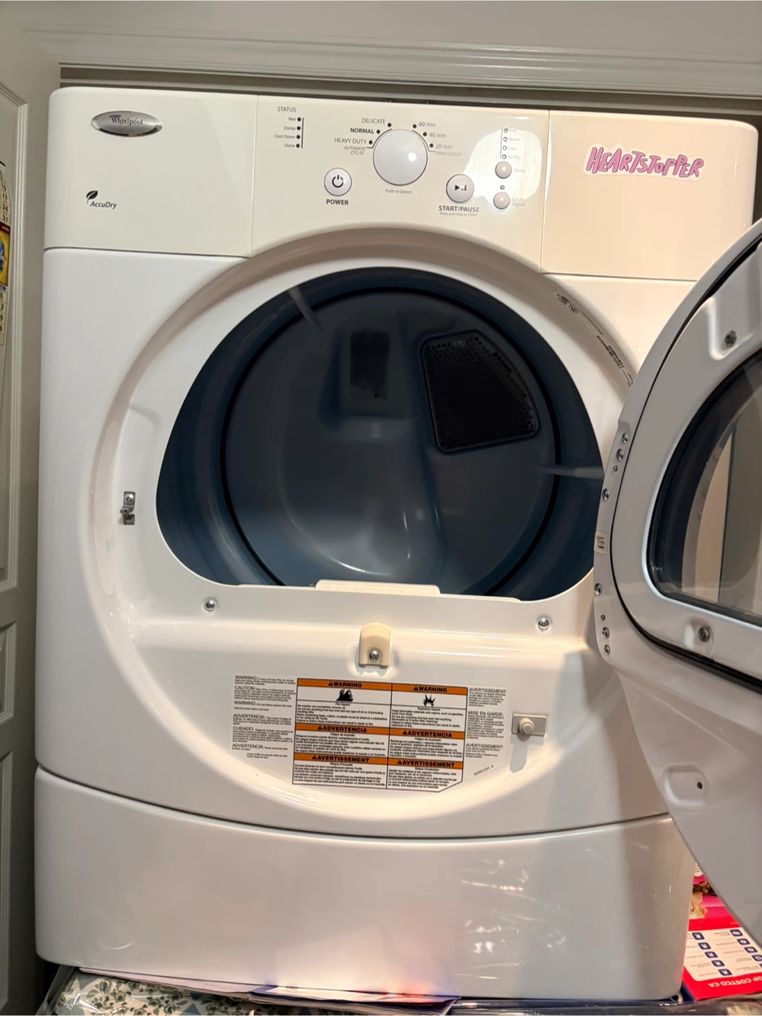 Whirlpool AccuDry Dryer and Washer - photo 2