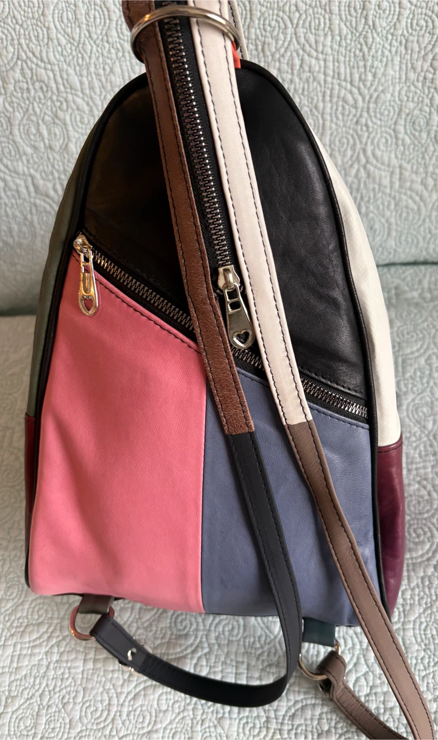 NWOT Leather Multi-Colour Bag - photo 2