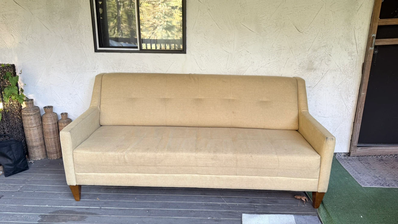 Two Matching La-Z-Boy Sofas – Beige – Excellent Condition - photo 4