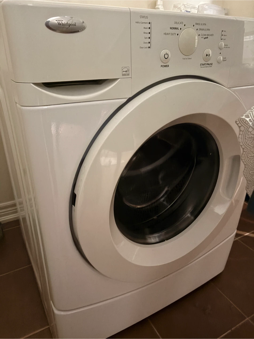 Whirlpool AccuDry Dryer and Washer - photo 3