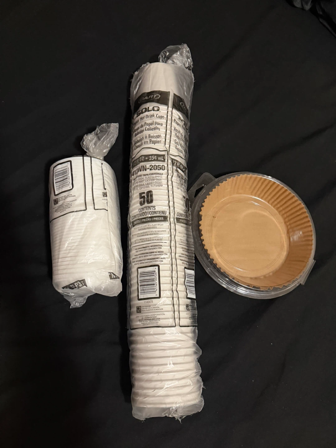 Dart Solo Hot Drink Cups and Lids
