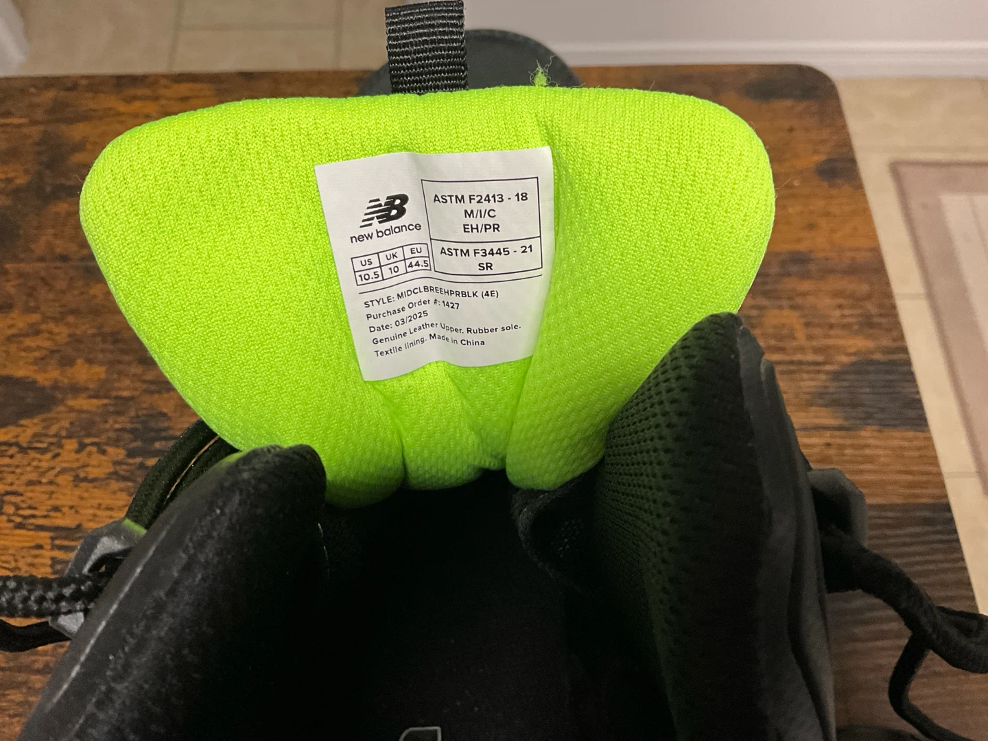New Balance Safety Boots Size 10.5 - photo 5