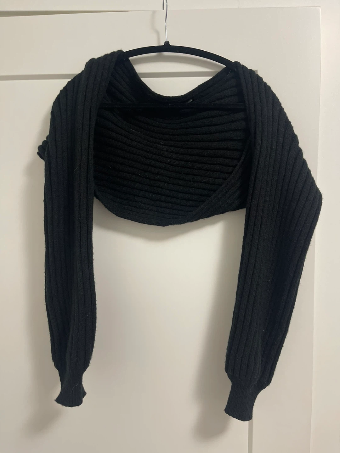 Black Cropped Shrug - photo 4