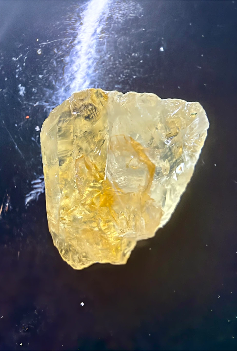 Raw Citrine Crystal Specimen