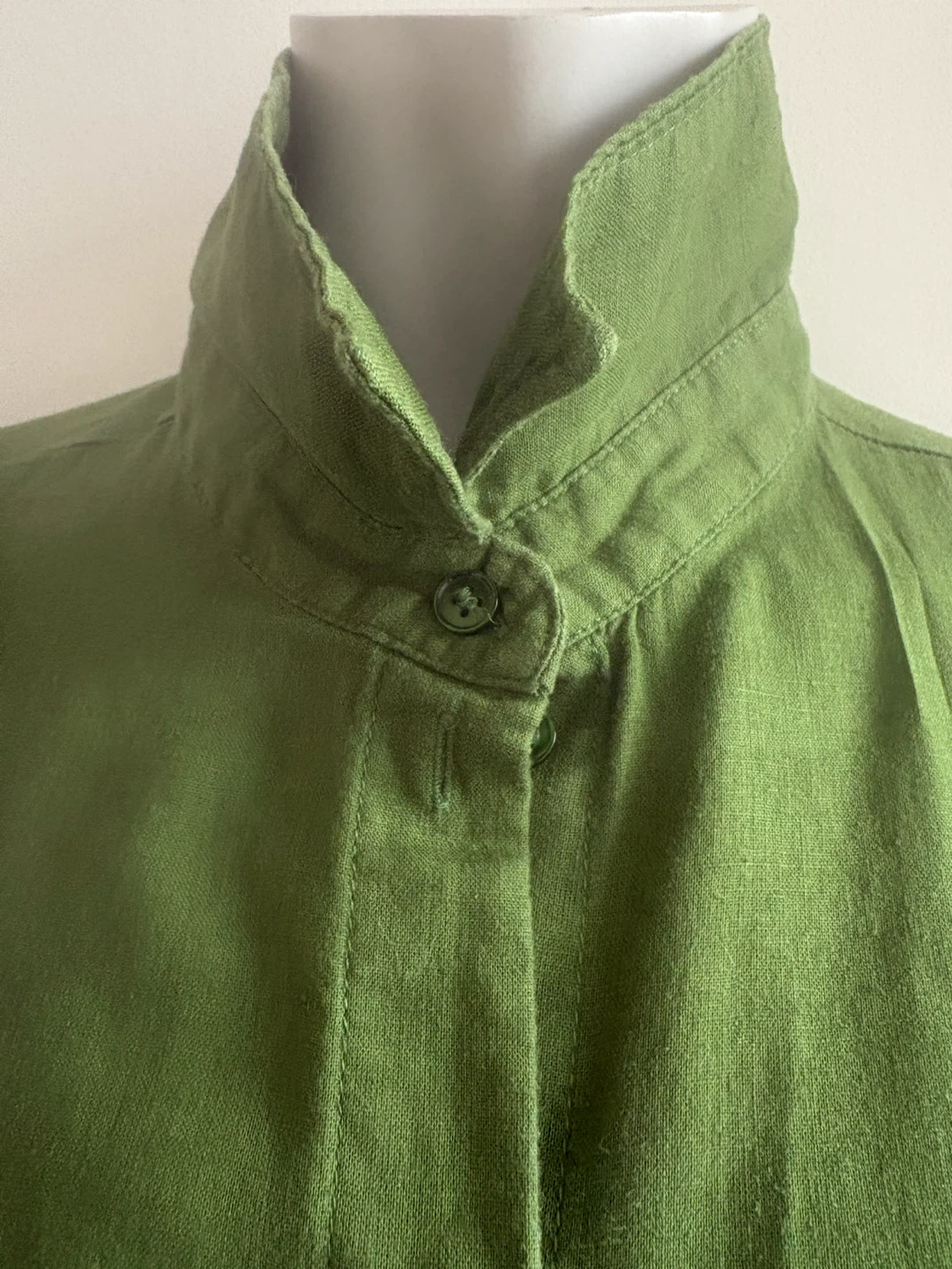 H&M Green Linen Blend Shirt size M