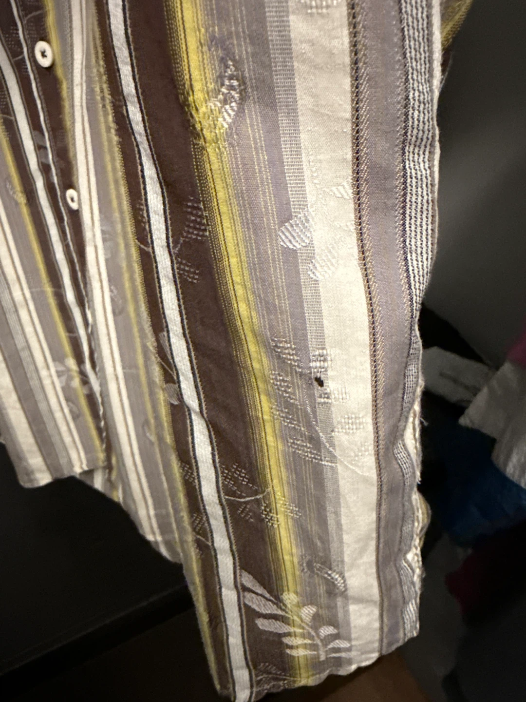 Vintage Point Zero Orange Label Striped Shirt - photo 3