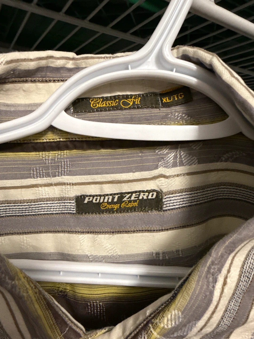 Vintage Point Zero Orange Label Striped Shirt - photo 4