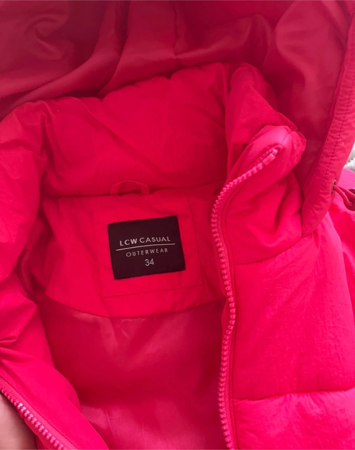 LCW Casual Bright Pink Puffer Vest - photo 2