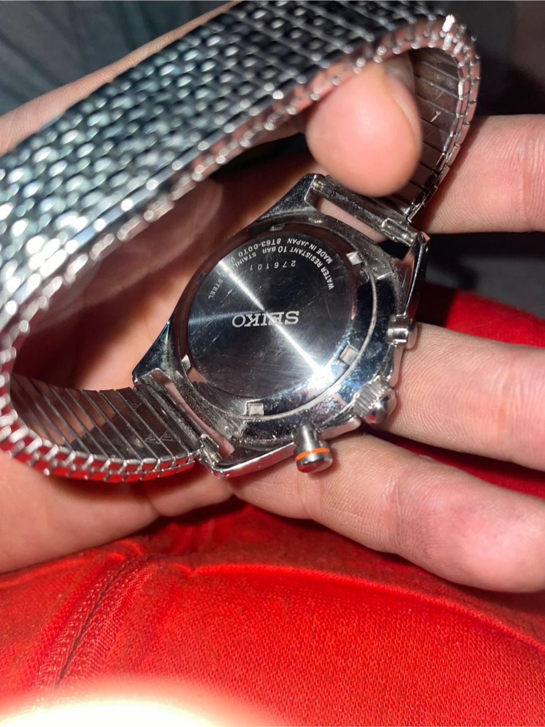 Seiko Chronograph 10BAR TacMeter watch - photo 4