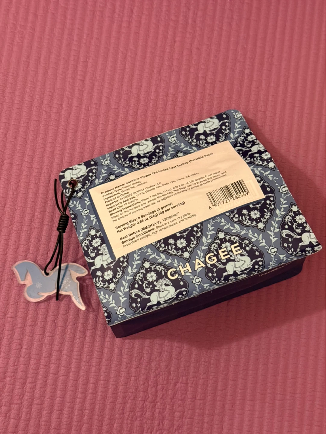 NEW✨CHAGEE Jasmine Flower Tea Loose Leaf Teabag - photo 2